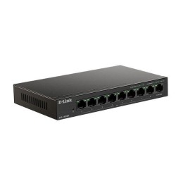 D-Link DES-1009MP/A1A Неуправляемый коммутатор с 8 портами
